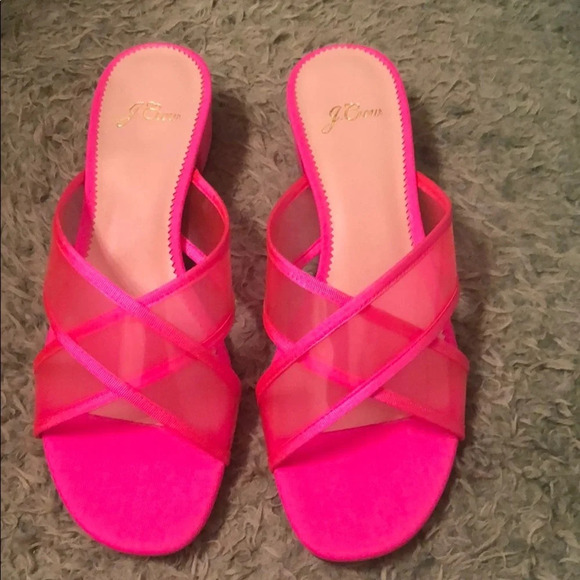 NIB J CREW FLORENCE BARBIECORE SANDALS - Picture 2 of 5